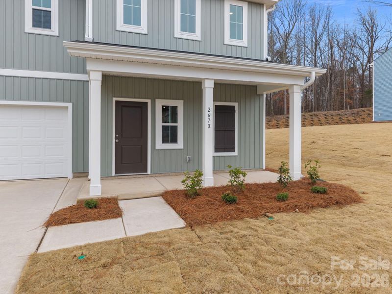 Exterior details and patio area of a home in Fisher Springs, Kannapolis (Image 4).