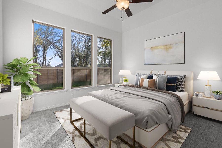 Primary Bedroom - Virtually Staged Primary Bedroom - Virtually Staged