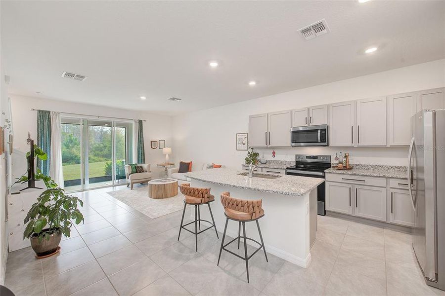 Furnished interior view inside a new home in , Land O' Lakes (Image 6).