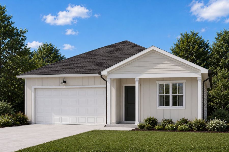 Representative exterior photo of a completed home built from the Ibis by Centex in Highlands of Carter's Station, Columbia, TN (Image 18).