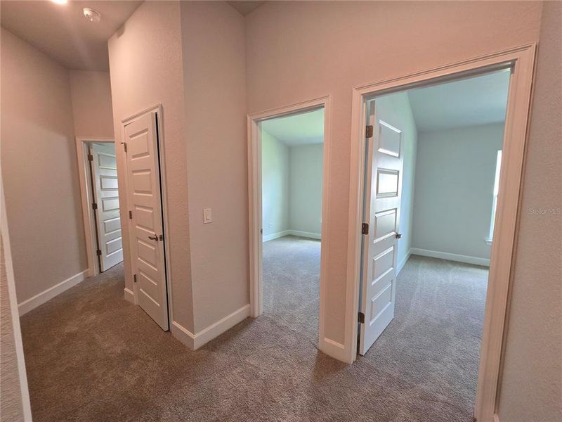 hallway bedrooms