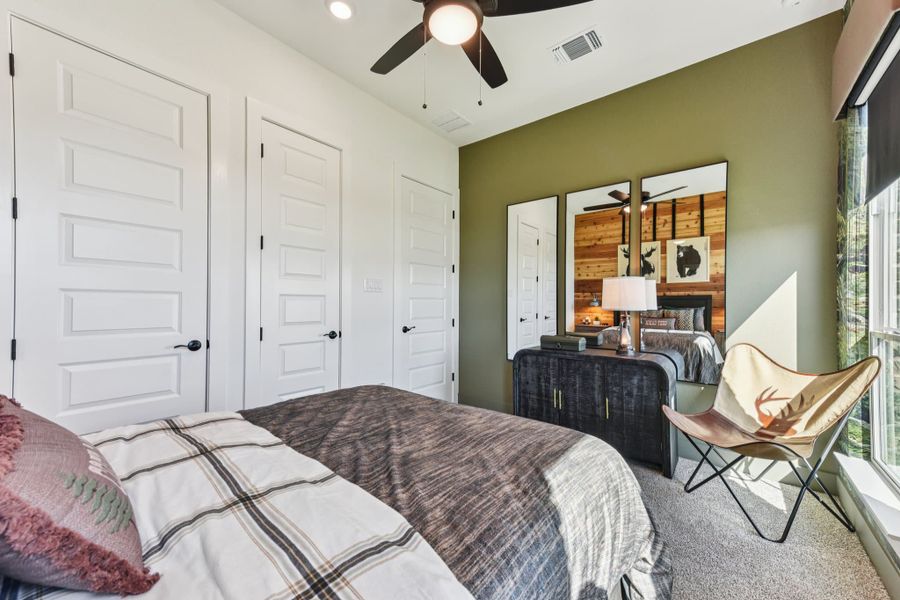 Furnished interior view inside a new home in The Grove at Blackhawk, Pflugerville (Image 63).