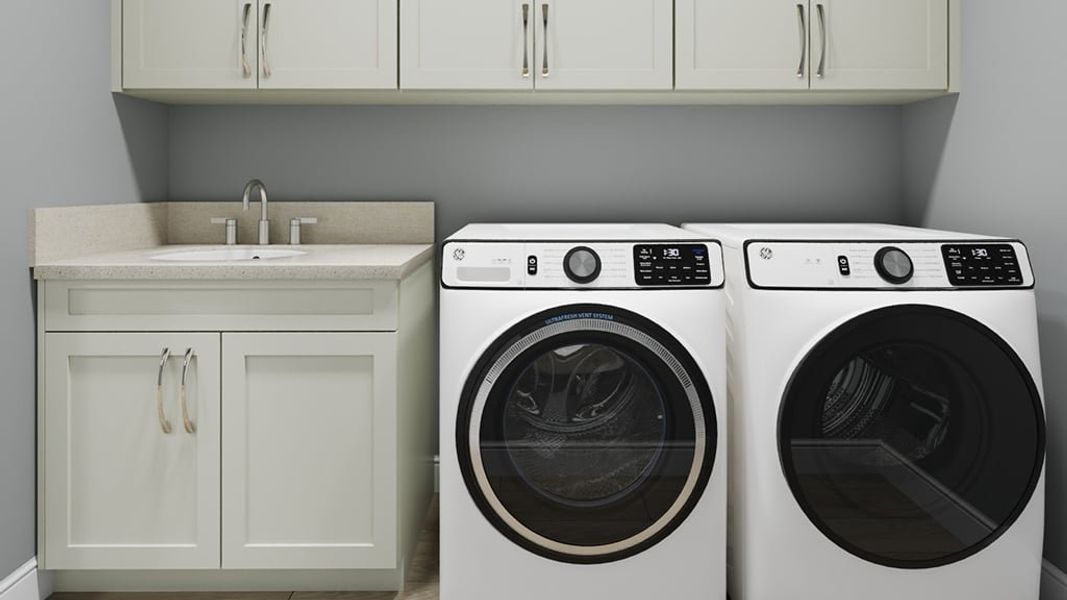 Representative interior finishes for a home built from the Florence by Taylor Morrison in Esplanade at Rivergrass, Naples (Image 16).