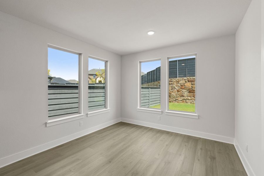 Spacious, unfurnished interior of a new home in Inspiration Collection at Union Park, Little Elm (Image 12).