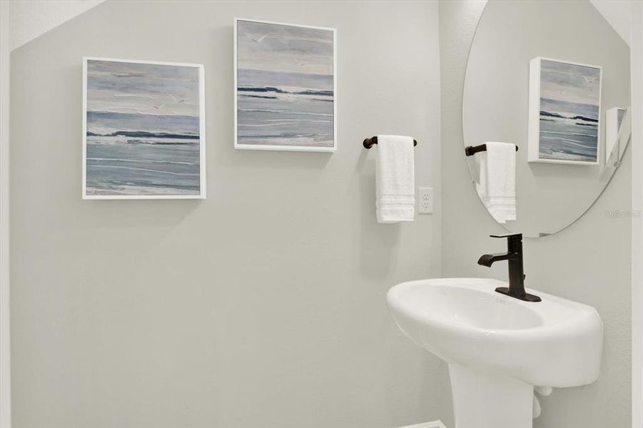 Furnished interior view inside a new home in The Towns At Long Bayou, Seminole (Image 27). Furnished interior view inside a new home in The Towns At Long Bayou, Seminole (Image 27).