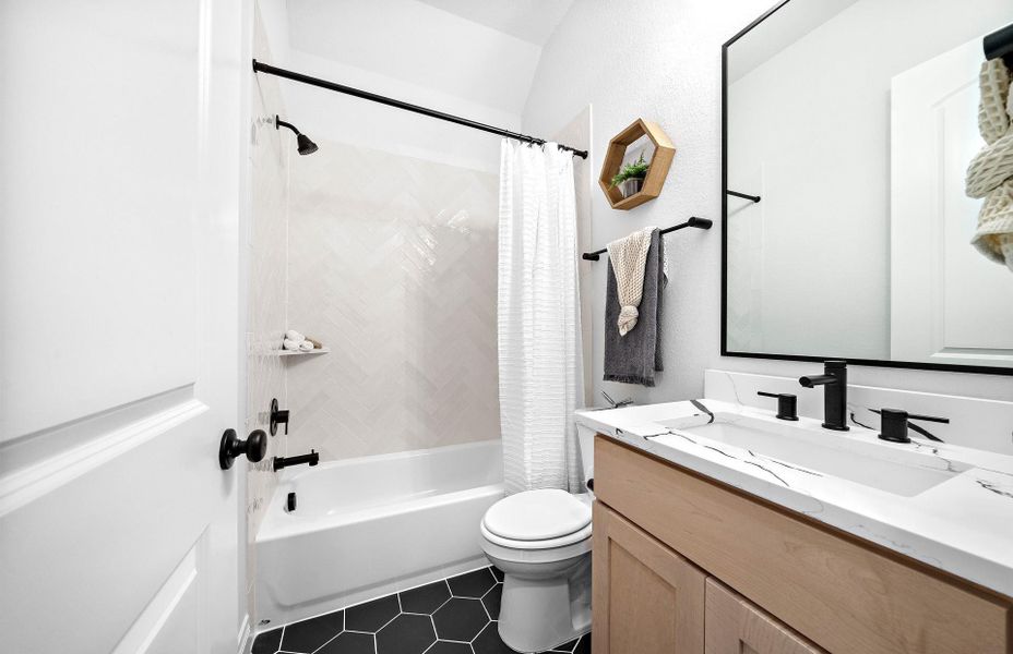 Furnished interior view inside a new home in The Highlands 55′, Porter (Image 16). Furnished interior view inside a new home in The Highlands 55′, Porter (Image 16).