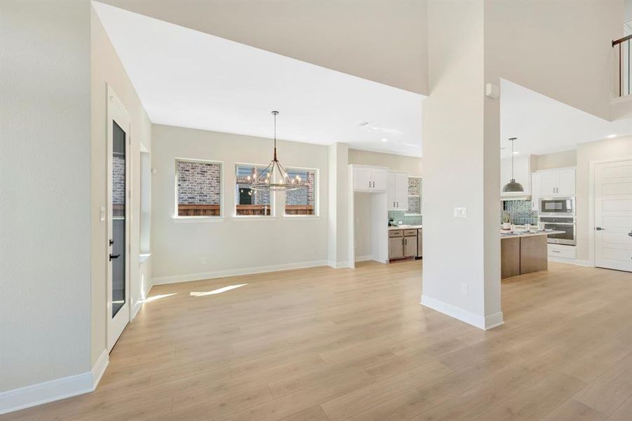 Spacious, unfurnished interior of a new home in South Pointe  Cottage Series, Mansfield (Image 24).