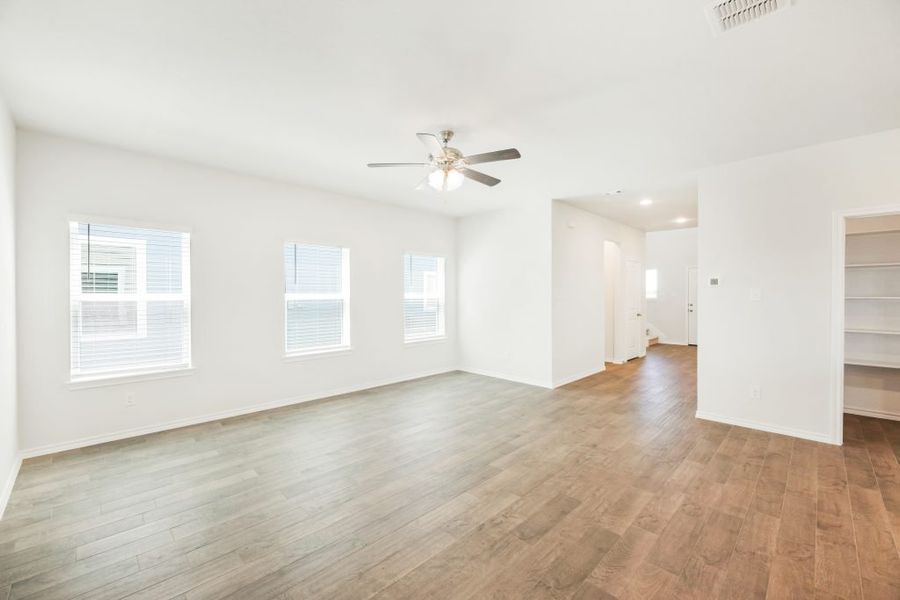Representative exterior photo of a completed home built from the Lockhart by Impression Homes in Heartland, Heartland, TX (Image 9).
