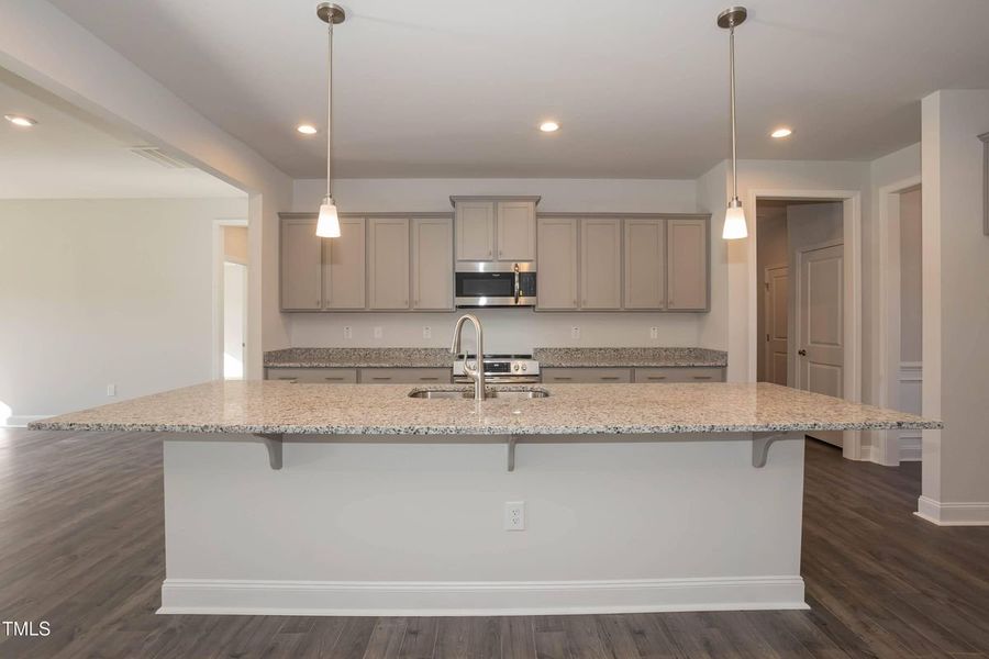 Furnished interior view inside a new home in Hidden Lake Estates, Greenville (Image 2).