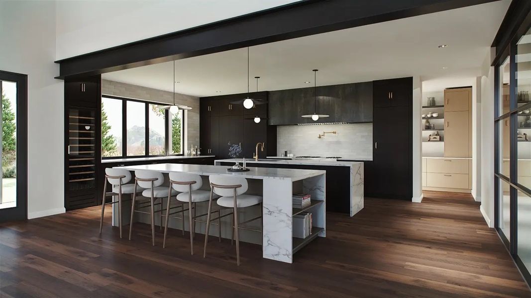 Representative furnished interior of a home built from the Birch by Work Shop Colorado in Signature at Crystal Valley, Castle Rock (Image 8).