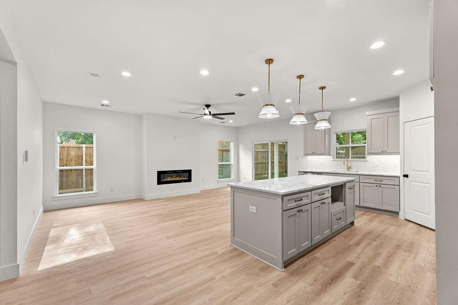 Furnished interior view inside a new home in , Greenville (Image 10).