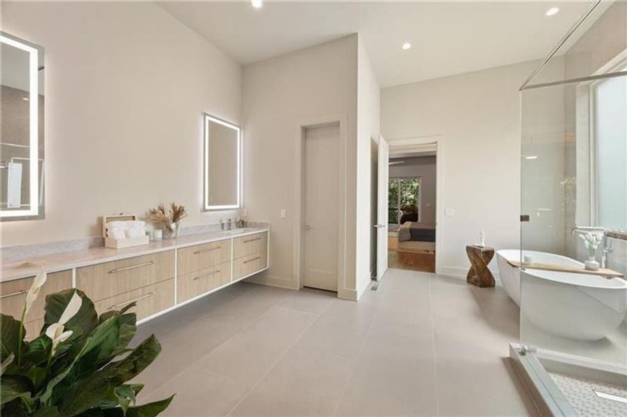 Furnished interior view inside a new home in , Sandy Springs (Image 38).
