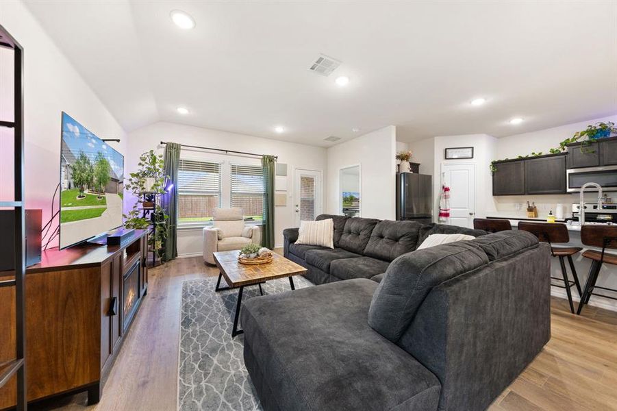 Furnished interior view inside a new home in , Ennis (Image 10).