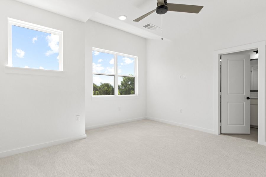 Spacious, unfurnished interior of a new home in Ten Mile Creek, Celina (Image 35). Spacious, unfurnished interior of a new home in Ten Mile Creek, Celina (Image 35).