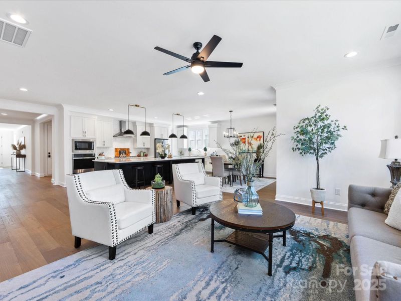 Furnished interior view inside a new home in Phillips Village, Matthews (Image 24).