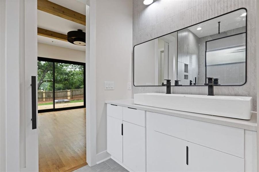 Furnished interior view inside a new home in , Atlanta (Image 9).