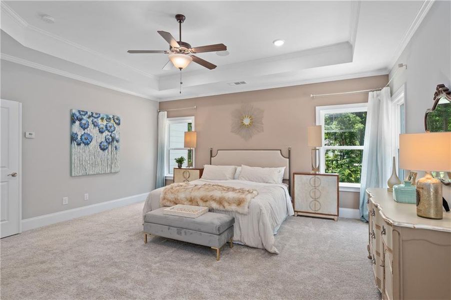 Furnished interior view inside a new home in , Cumming (Image 50).