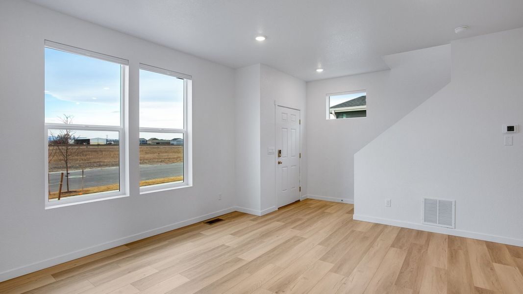 Spacious, unfurnished interior of a new home in Tailholt, Severance (Image 11). Spacious, unfurnished interior of a new home in Tailholt, Severance (Image 11).
