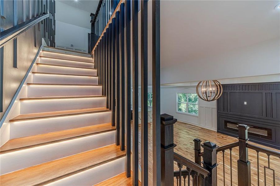 Furnished interior view inside a new home in , Flowery Branch (Image 15).