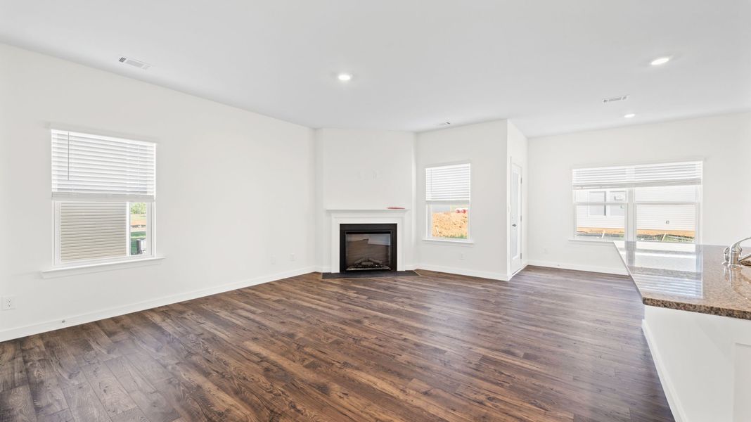 Representative unfurnished interior of a home built from the Salem by D.R. Horton in Hawks Landing, Apison (Image 18).
