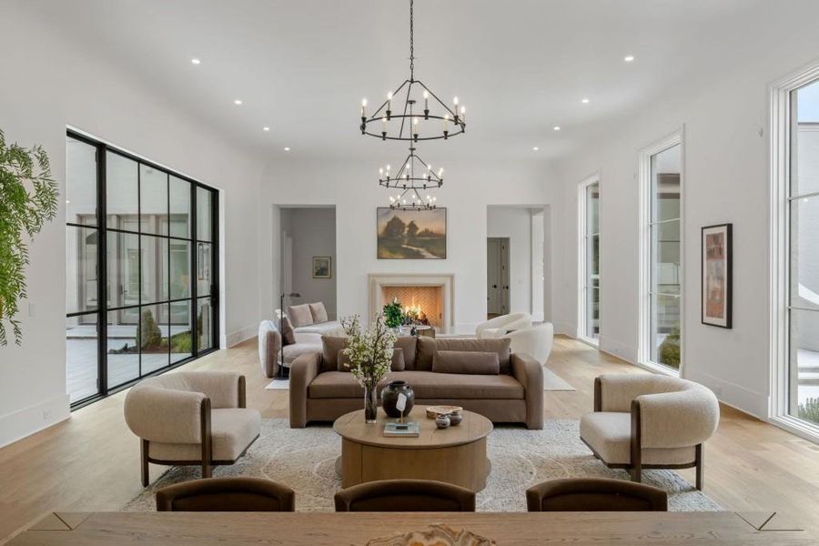 Furnished interior view inside a new home in , Atlanta (Image 11).