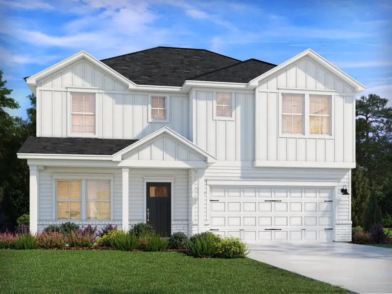 Front exterior of a home in the Briarcreek - Legacy Series community, located in Cane Ridge, TN (Image 13). Front exterior of a home in the Briarcreek - Legacy Series community, located in Cane Ridge, TN (Image 13).