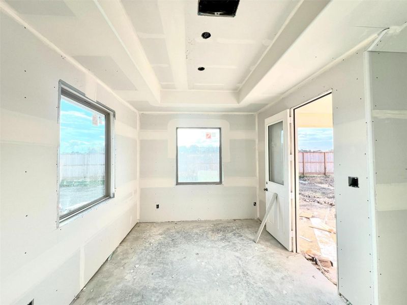 Actual progress of your home.