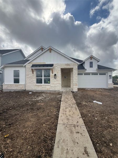 In-progress construction of a new home in Goodnight Ranch, Austin, TX (Image 5).