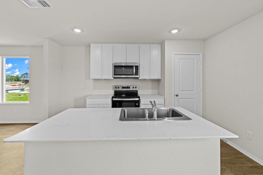 Furnished interior view inside a new home in Ladera, Luling (Image 8). Furnished interior view inside a new home in Ladera, Luling (Image 8).
