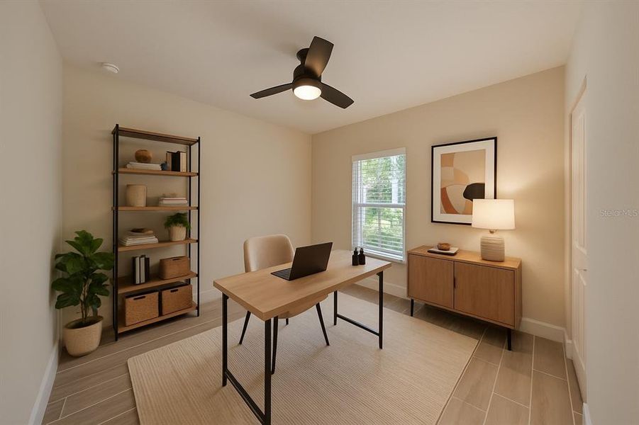 Furnished interior view inside a new home in , Tampa (Image 39). Furnished interior view inside a new home in , Tampa (Image 39).