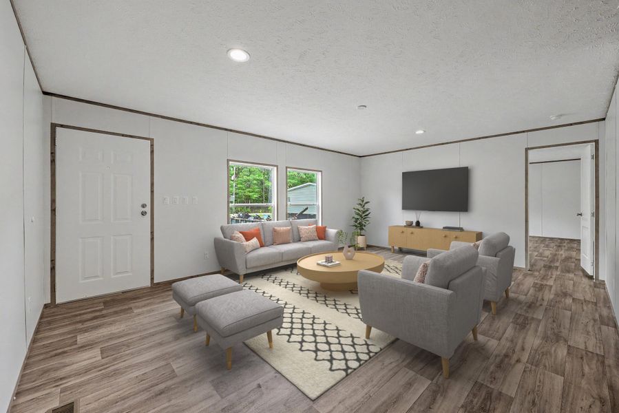 Furnished interior view inside a new home in , Ridgeville (Image 17).