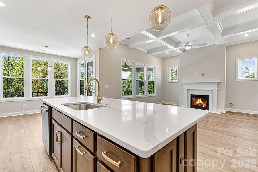 Furnished interior view inside a new home in , Charlotte (Image 7).