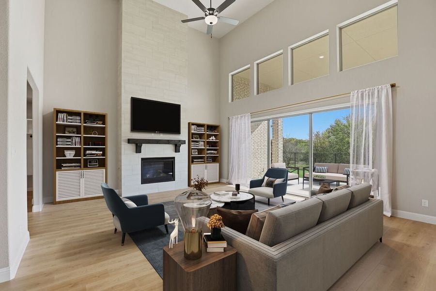 Representative furnished interior of a home built from the Augusta by Taylor Morrison in The Ridge at Northlake 70s, Northlake (Image 7).