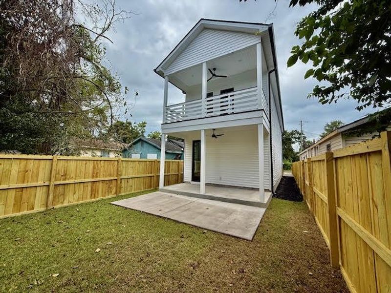 Exterior details and patio area of a home in , North Charleston (Image 17). Exterior details and patio area of a home in , North Charleston (Image 17).
