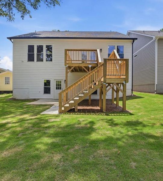 Exterior details and patio area of a home in , Marietta (Image 3).