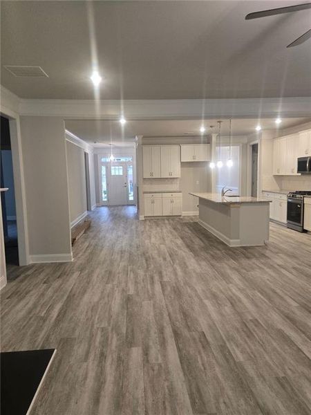 Furnished interior view inside a new home in Mirror Lake at South Harbour, Villa Rica (Image 13). Furnished interior view inside a new home in Mirror Lake at South Harbour, Villa Rica (Image 13).