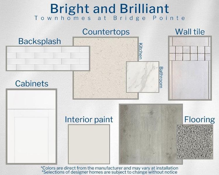 Azalea Townhome - Colors for this home