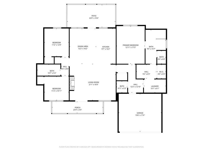 2D floor plan layout of this home in , Rome, GA (Image 5).