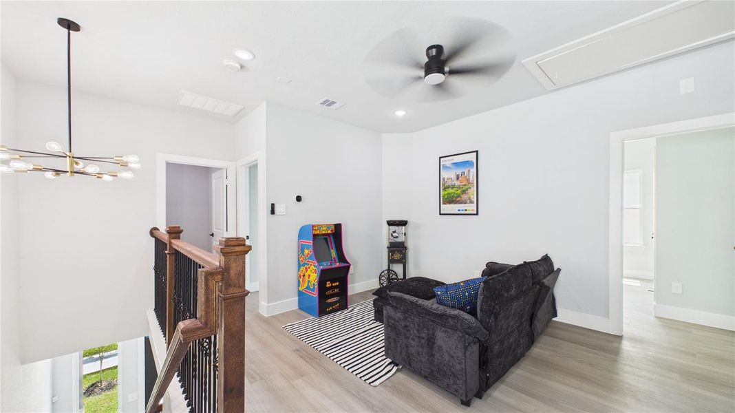 Large flex space upstairs