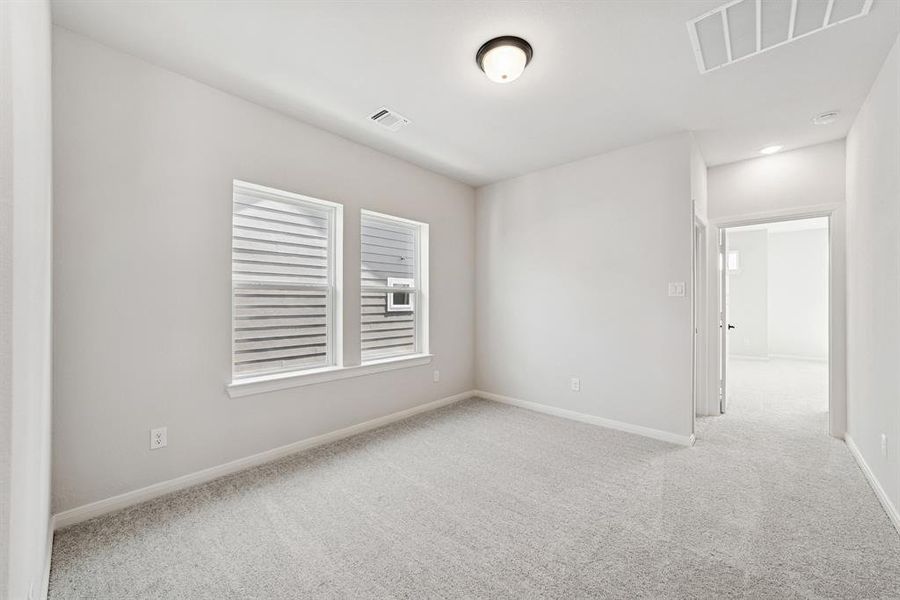 Spacious, unfurnished interior of a new home in Painted Tree Woodland West – Cottages, McKinney (Image 21). Spacious, unfurnished interior of a new home in Painted Tree Woodland West – Cottages, McKinney (Image 21).