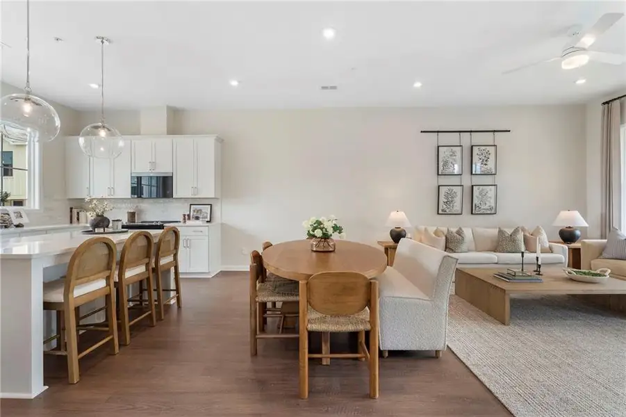 Furnished interior view inside a new home in , Alpharetta (Image 3).