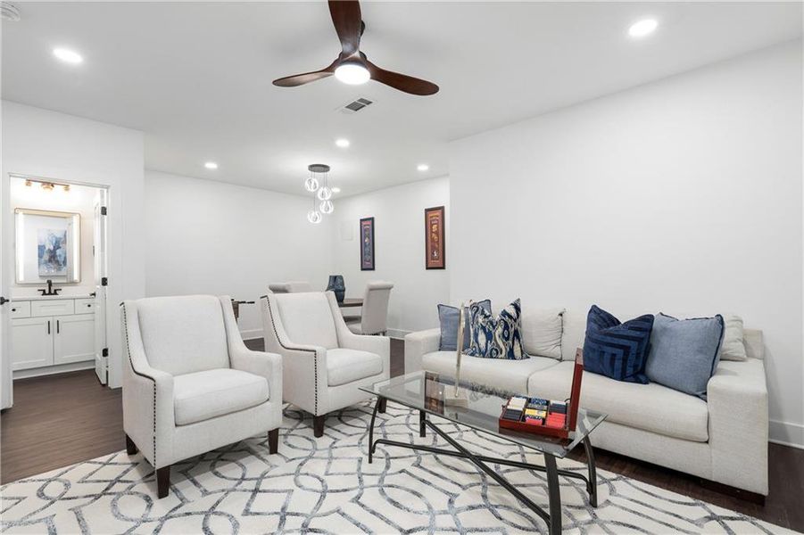 Furnished interior view inside a new home in , Stockbridge (Image 36).