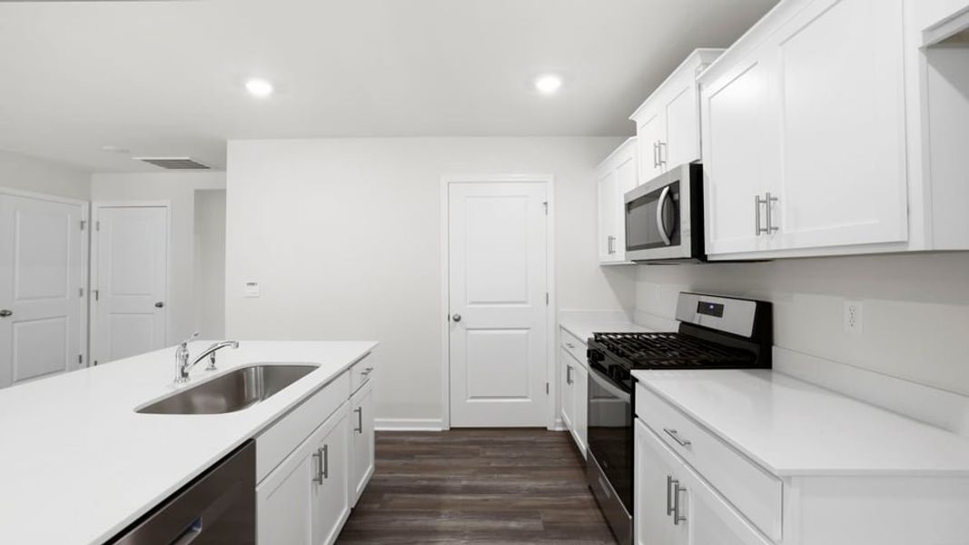 Furnished interior view inside a new home in Bentley Park, Greenwood (Image 10). Furnished interior view inside a new home in Bentley Park, Greenwood (Image 10).