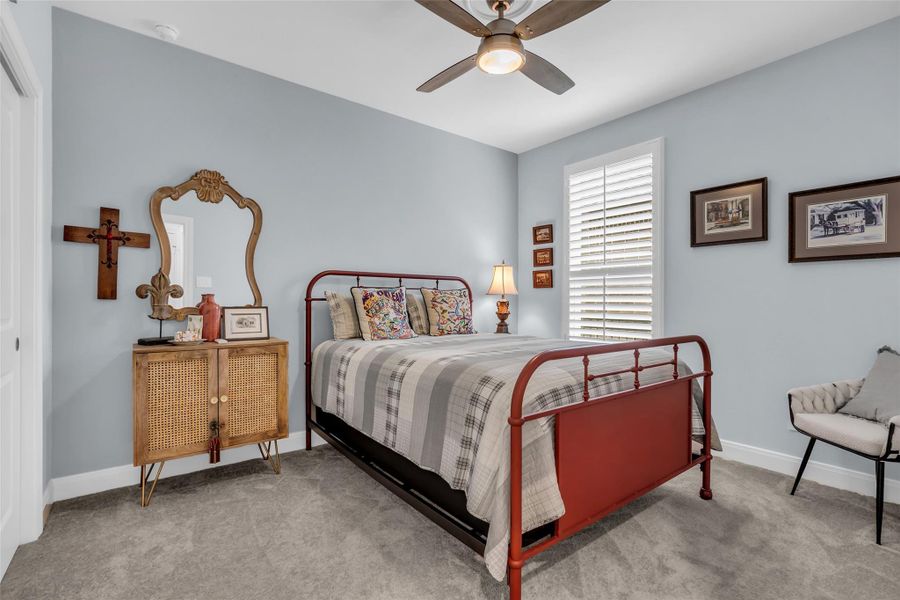 Secondary bedroom on first floor. Secondary bedroom on first floor.