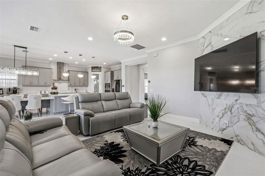 Furnished interior view inside a new home in Mirada, San Antonio (Image 9).