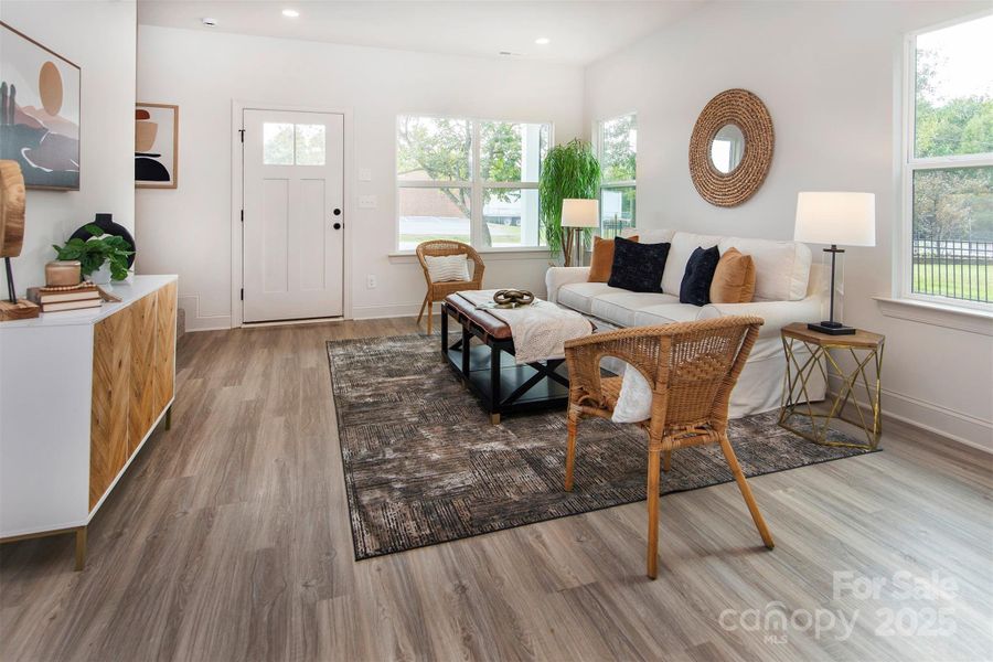 Furnished interior view inside a new home in , Stanley (Image 17).