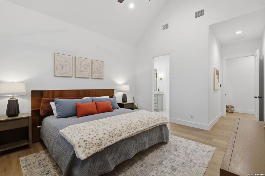 Furnished interior view inside a new home in , Canyon Lake (Image 28).