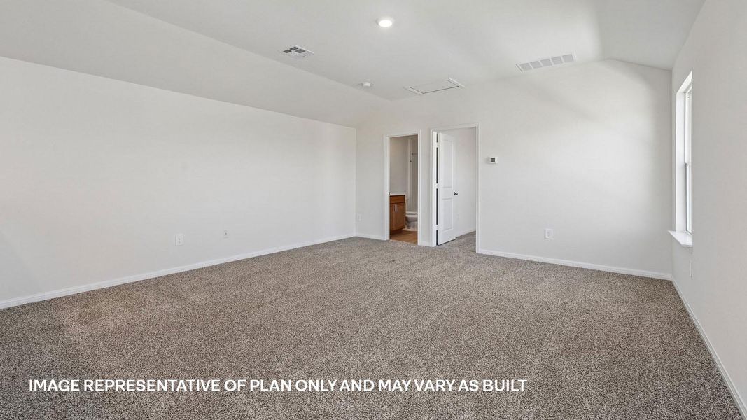 Spacious, unfurnished interior of a new home in Carillon, Manor (Image 25).
