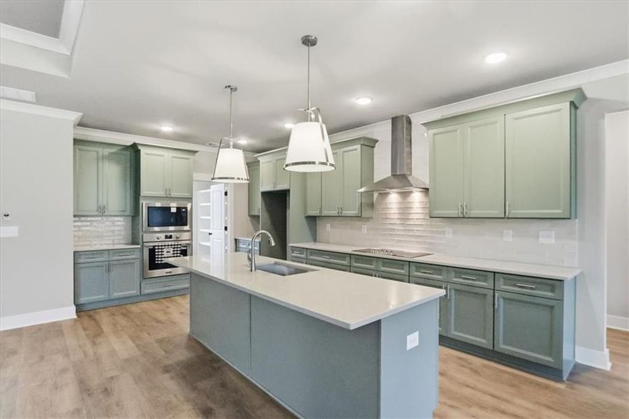 Furnished interior view inside a new home in , Statham (Image 7).