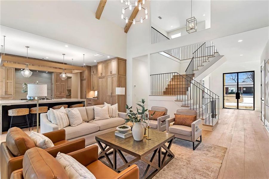 Furnished interior view inside a new home in , Alpharetta (Image 5).